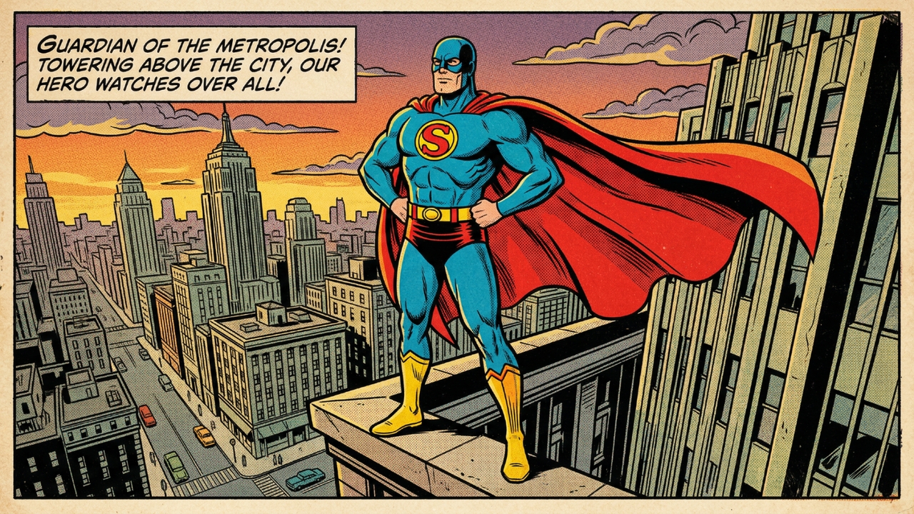 Vintage Comic Book Style