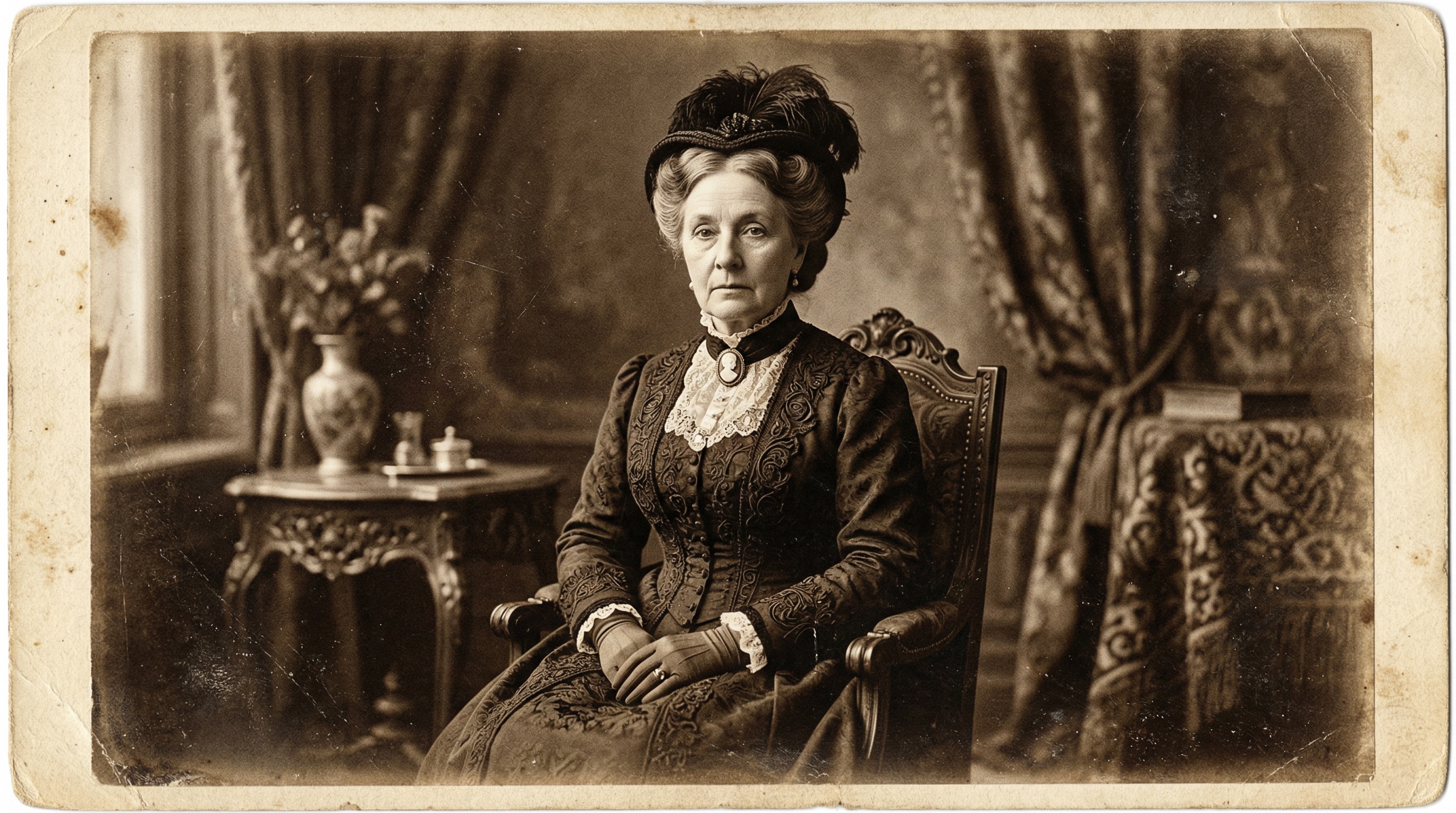 The Classic Sepia Portrait Vibe