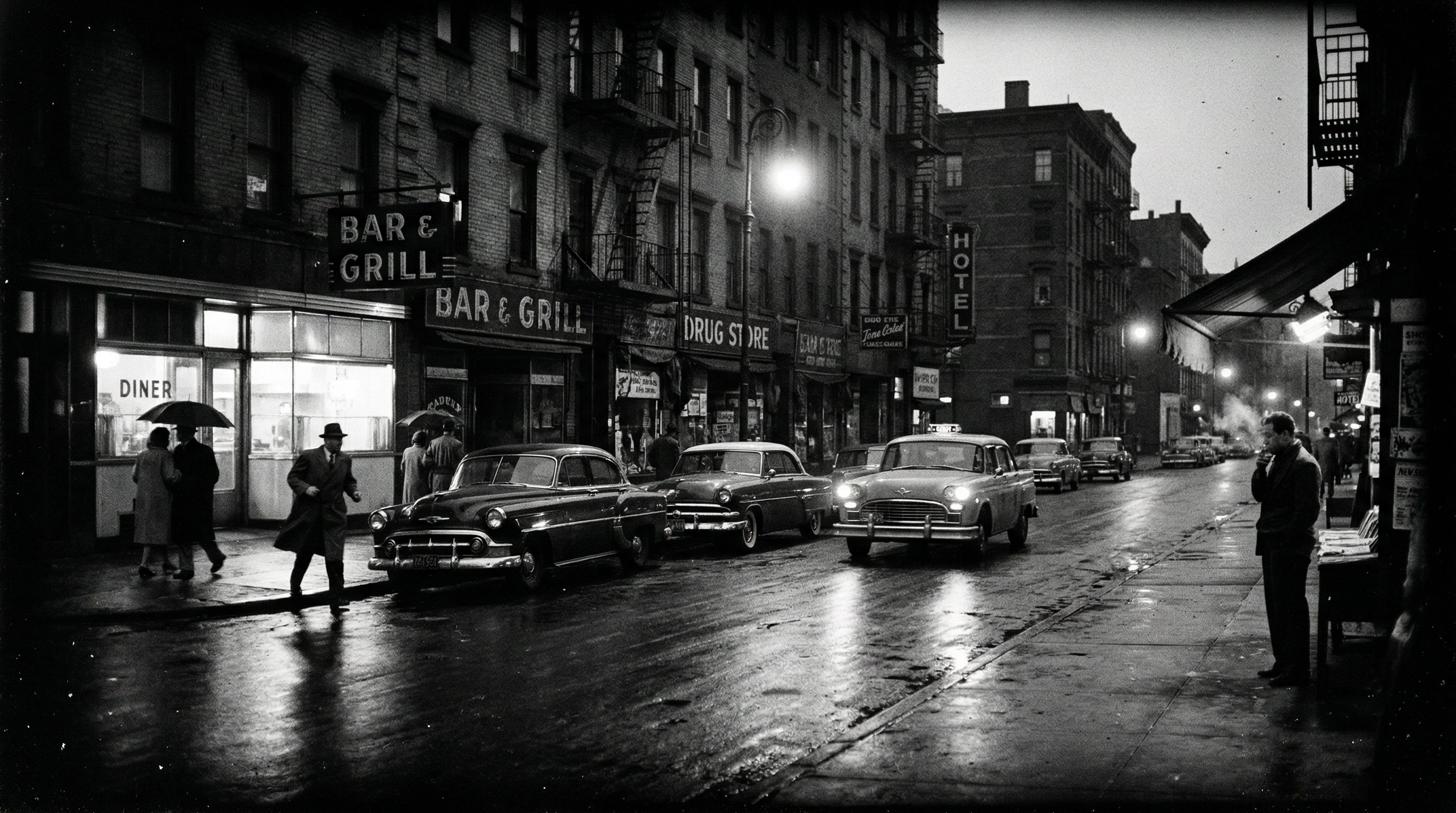 The Gritty Black and White