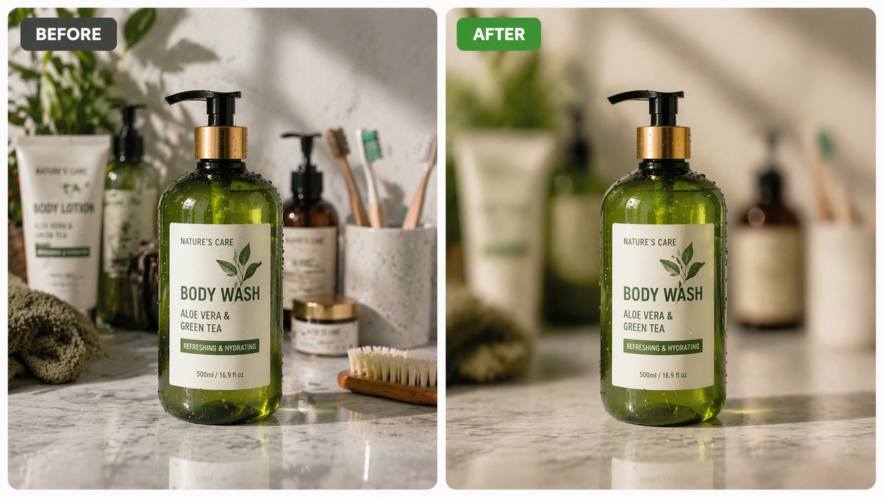 Product background blur