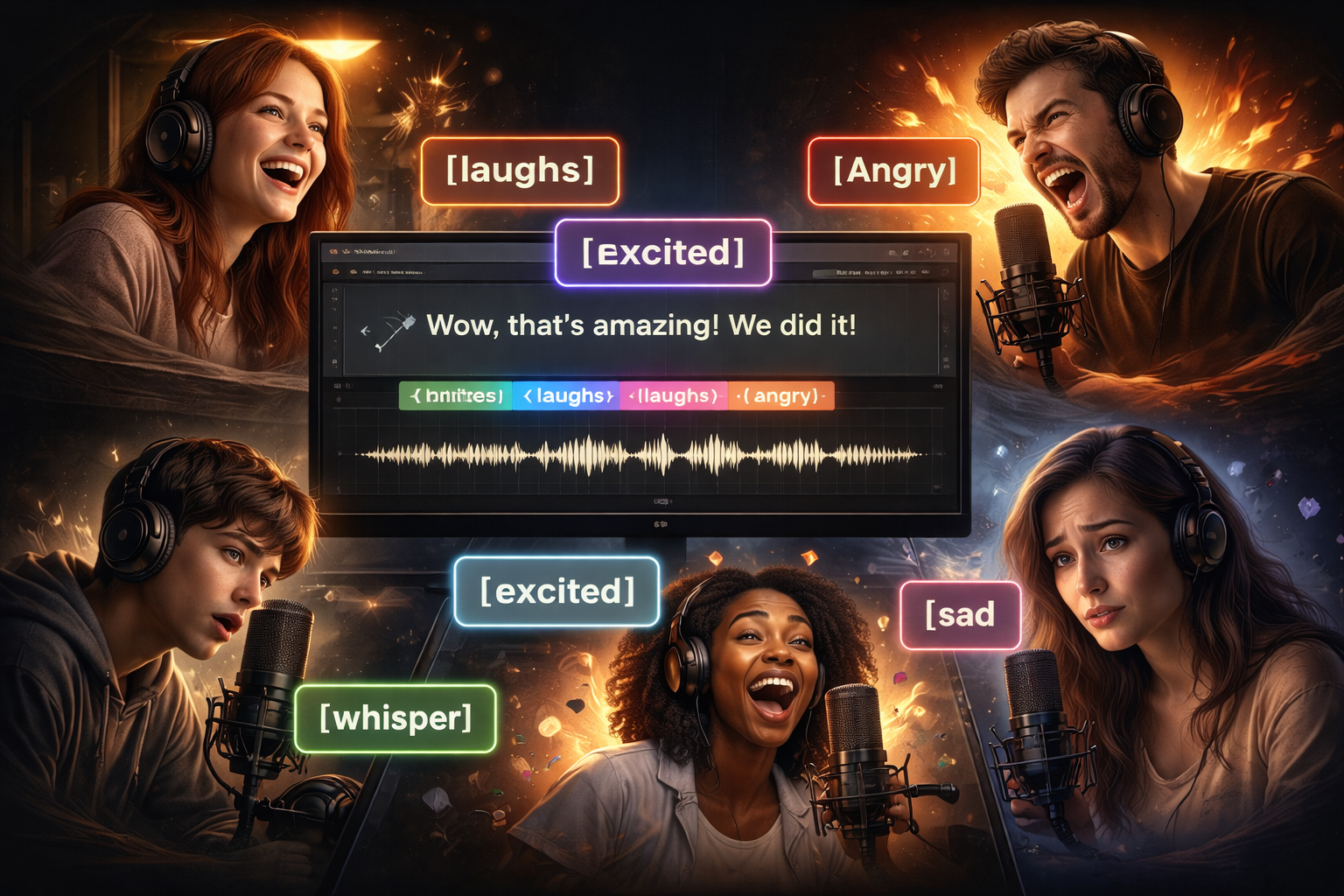 Audio tags for precise performance control