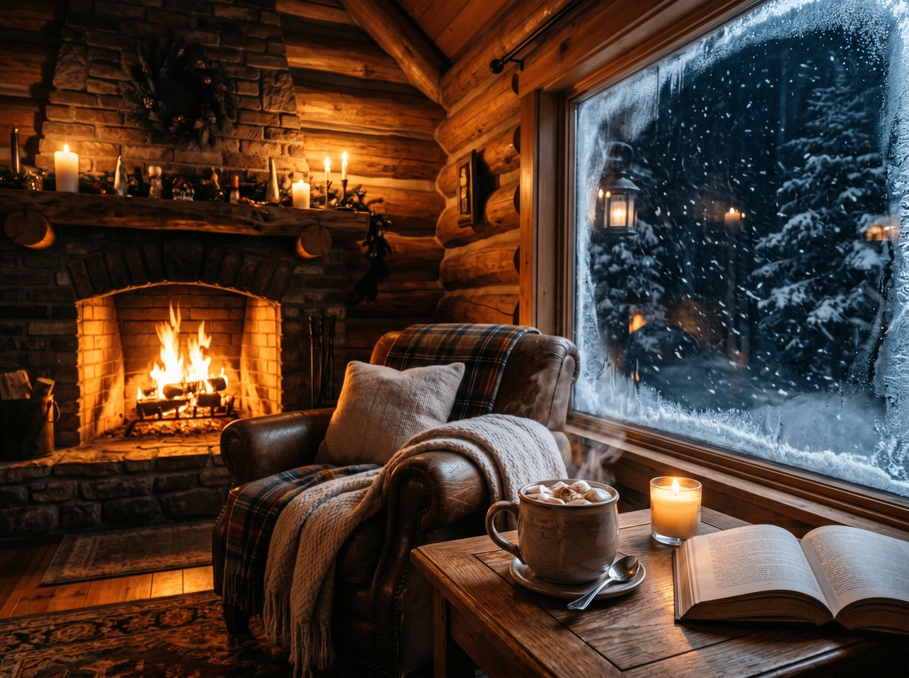 Superpón audio de IA sobre tu video con efecto de nieve 