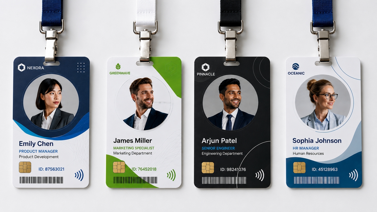 1. Corporate office badges