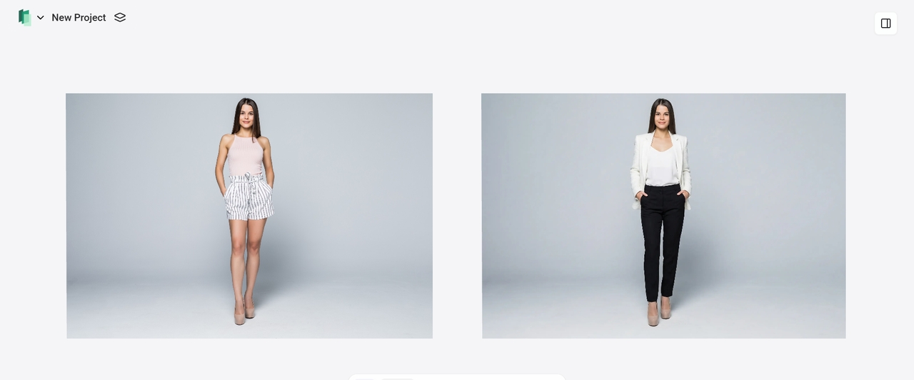 - Change outfit/clothing in photo