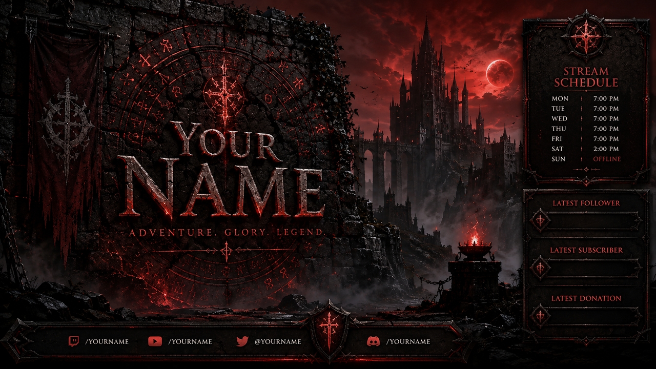 Dark Fantasy and RPG Overlays
