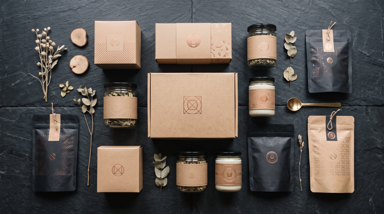 Packaging and marketing materials