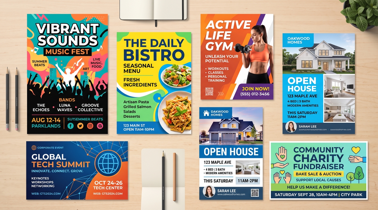Posters and flyers