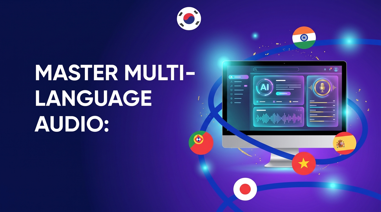 Create expressive multilingual audio content